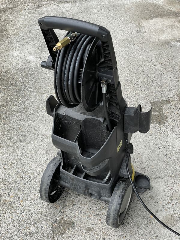 ケルヒャー K5 K4 リール巻き機種専用 国産ホース ガン側スイベル付き 高耐久の業務用ゴムホース K5プレミアム・K4プレミアムなど