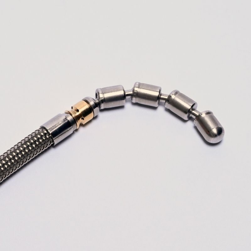 ステンレスワイヤーブレード 洗管ホース 内径4.0mm(1.2分)