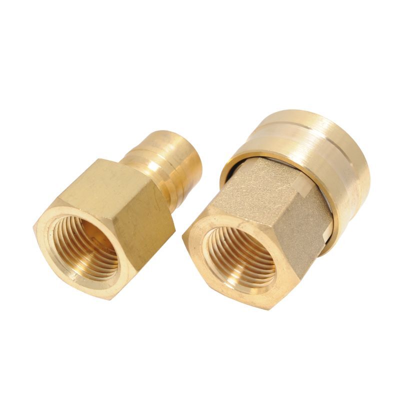 1/2ワンタッチカプラー 真鍮製 | 高圧洗浄部材,カプラ・継手・バルブ