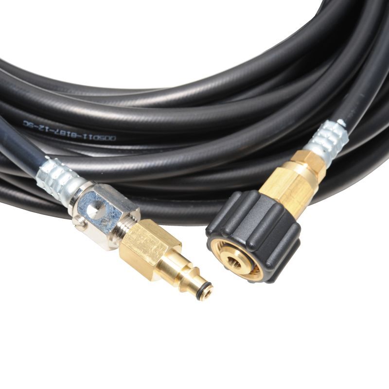 中古品】Makita 高圧洗浄機 + 10m高圧ホース ねじれ防止ジョイント