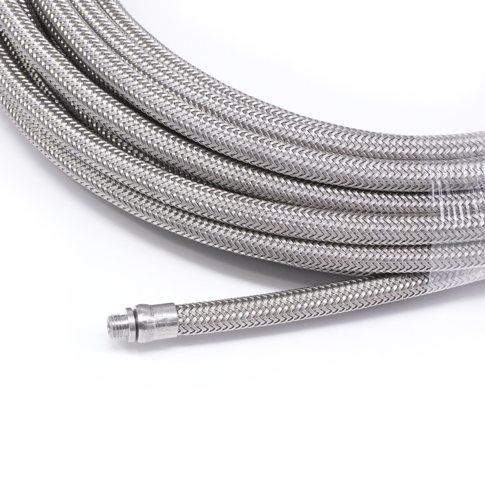 コンパクトM6ネジ付きステンレスワイヤーブレード 洗管ホース 内径4.0
