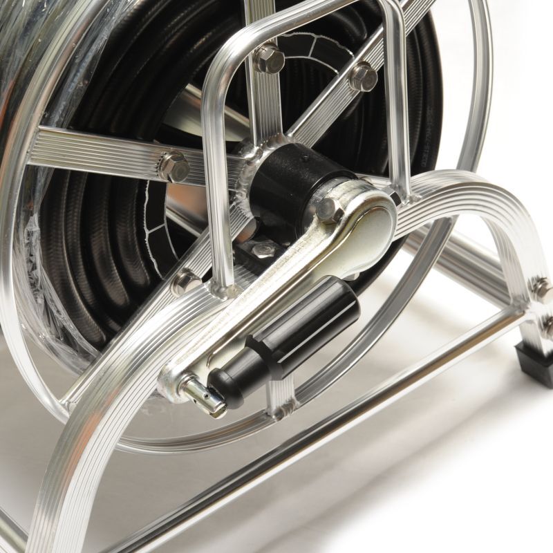 耐摩耗タフホース アルミリール巻 3分（3/8）蔵王産業・スーパー工業・ホンダ対応カプラー付き