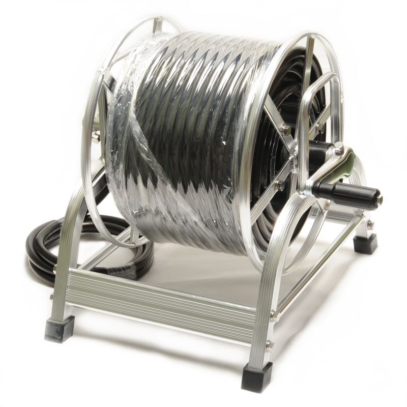 耐摩耗タフホース アルミリール巻 3分（3/8）蔵王産業・スーパー工業・ホンダ対応カプラー付き