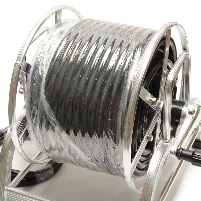 耐摩耗タフホース アルミリール巻 3分（3/8）蔵王産業・スーパー工業・ホンダ対応カプラー付き