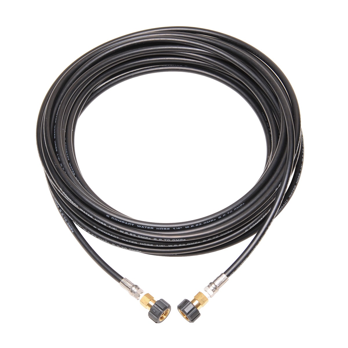 【コンパクトホース】旧式 ケルヒャーHDシリーズ 等対応 両端メスカプラ 2分( 1/4 ) 235k
