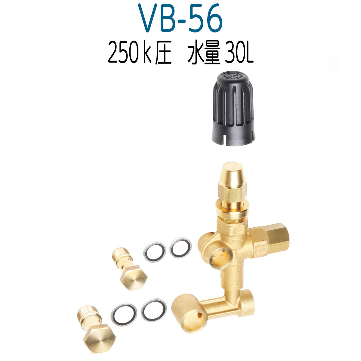 精和産業 高圧洗浄機用 アンローダ VB-75 ×1個 アンローダーバルブ 圧力調整弁 高圧洗浄機 VB75 : トータルビル