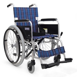 中古】稲沢市引取歓迎 カワムラ アルミ標準型 自走用車いす KA102-40