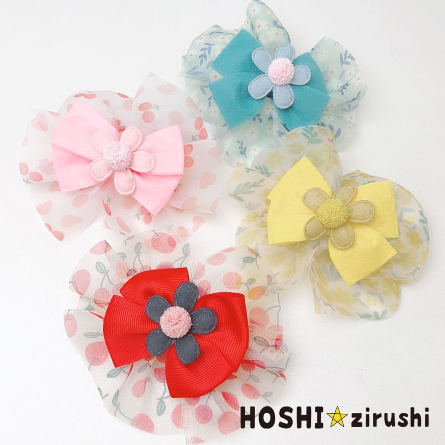 メルティフラワーチョーカー【20個入り】 Pet choker Dog collar Pet ribbon Pet accessories