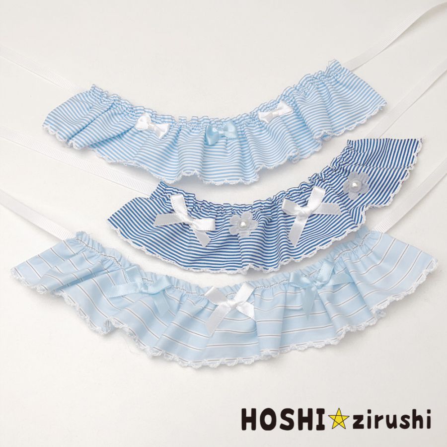 セーラーストライプ韓国風チョーカー【20個入り】 Pet choker Dog collar Pet ribbon Pet accessories