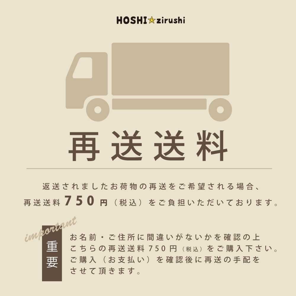 再送送料【750円】