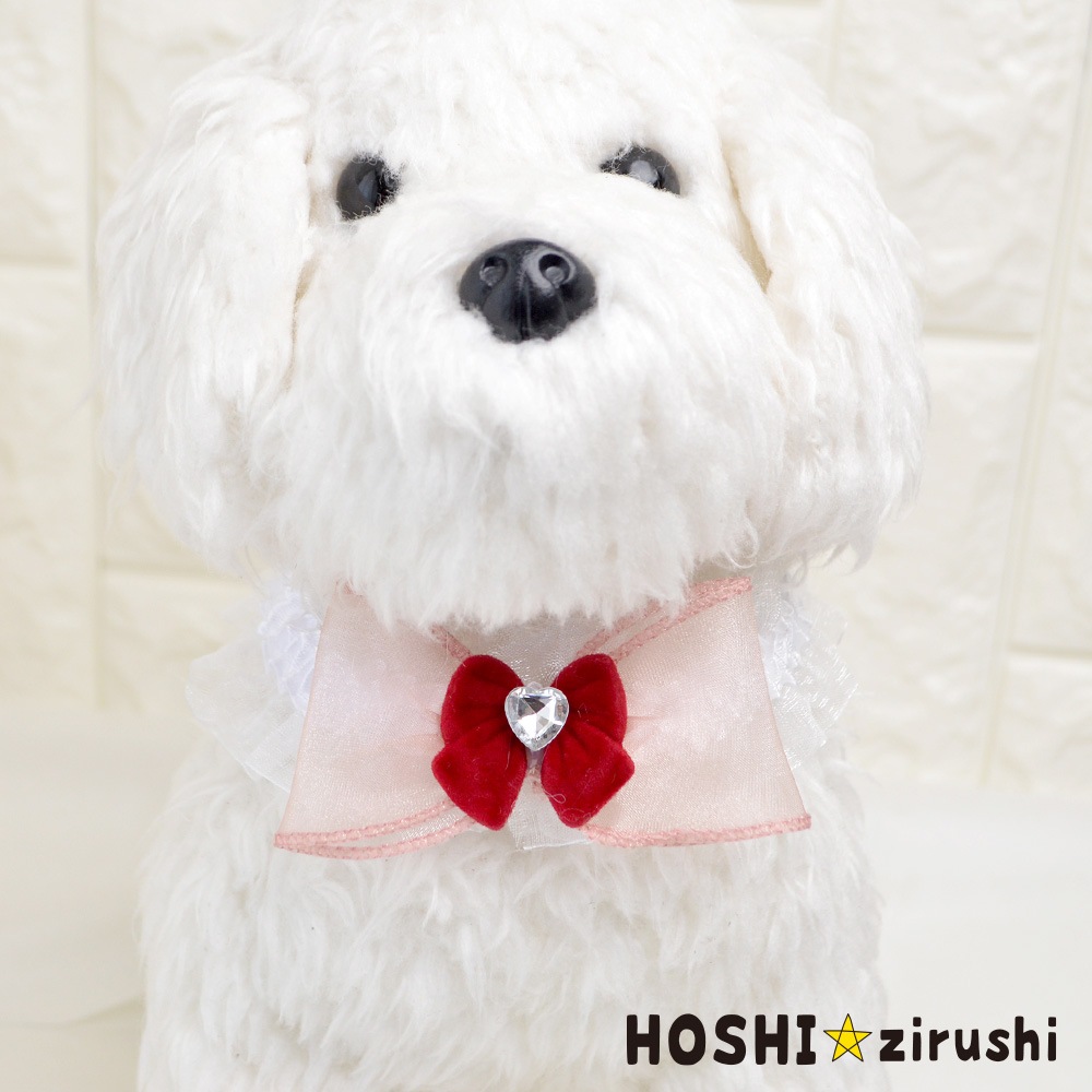 ちょこっとリボンチョーカー【20個入り】 Pet choker Dog collar Pet