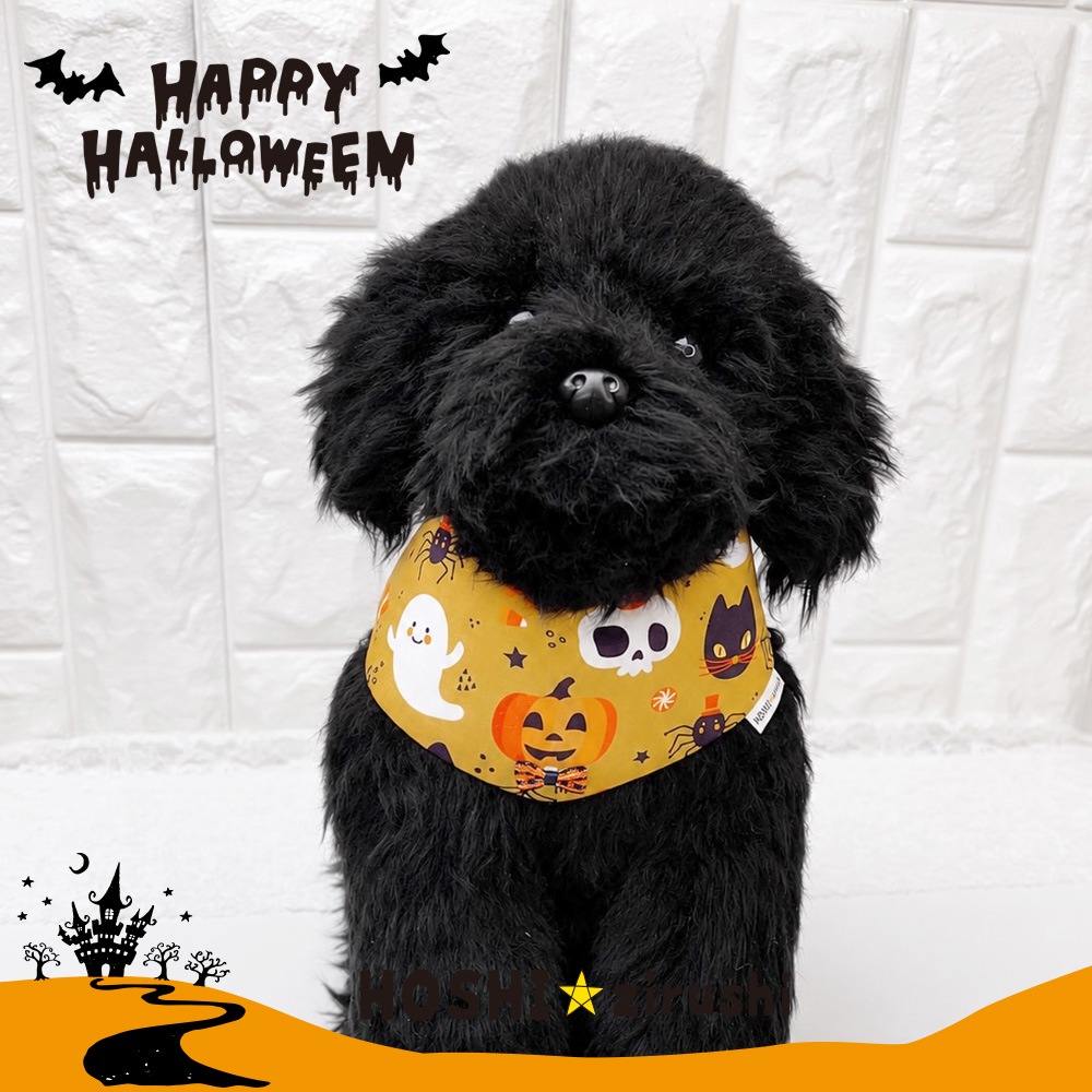 ハロウィン柄バンダナ【20個入り】 Pet choker Dog collar Pet ribbon Pet accessories