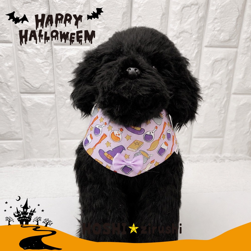 ハロウィン柄バンダナ【20個入り】 Pet choker Dog collar Pet ribbon Pet accessories