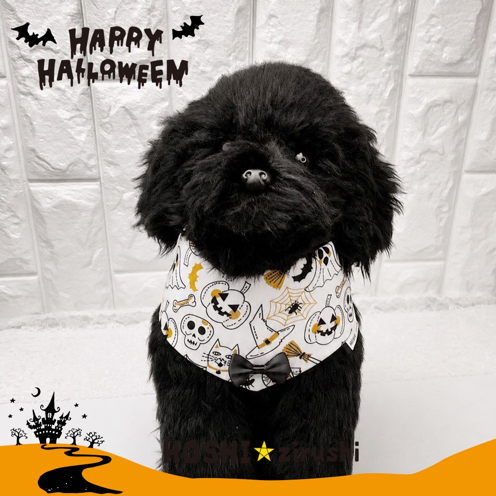 ハロウィン柄バンダナ【20個入り】 Pet choker Dog collar Pet ribbon Pet accessories