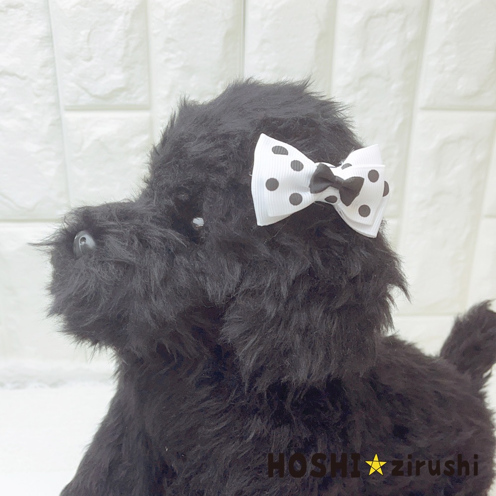ポップドットリボン【20個入り】Pet choker Dog collar Pet ribbon Pet accessories