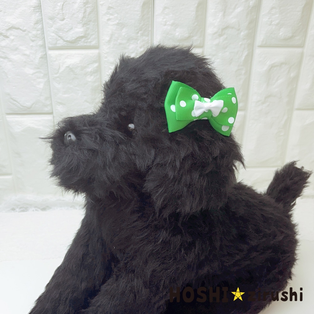ポップドットリボン【20個入り】Pet choker Dog collar Pet ribbon Pet accessories