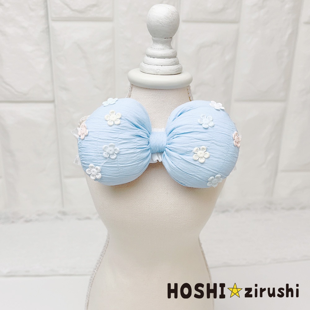 ふわころフラワーチョーカー【20個入り】 Pet choker Dog collar Pet ribbon Pet accessories