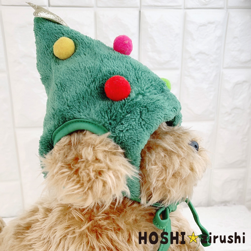 お星さまのクリスマスハット（2枚組）Pet choker Dog collar Pet