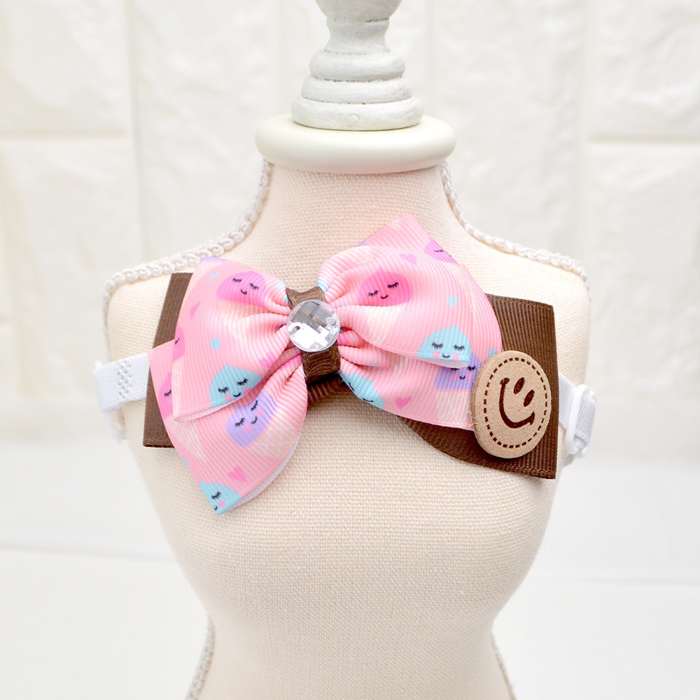 ポップなカラフルデザインチョーカー【20個入り】 Pet choker Dog collar Pet ribbon Pet accessories