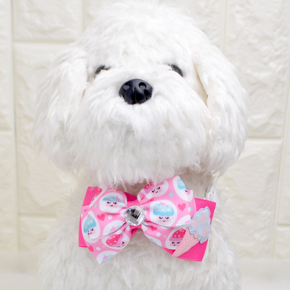 ポップなカラフルデザインチョーカー【20個入り】 Pet choker Dog collar Pet ribbon Pet accessories