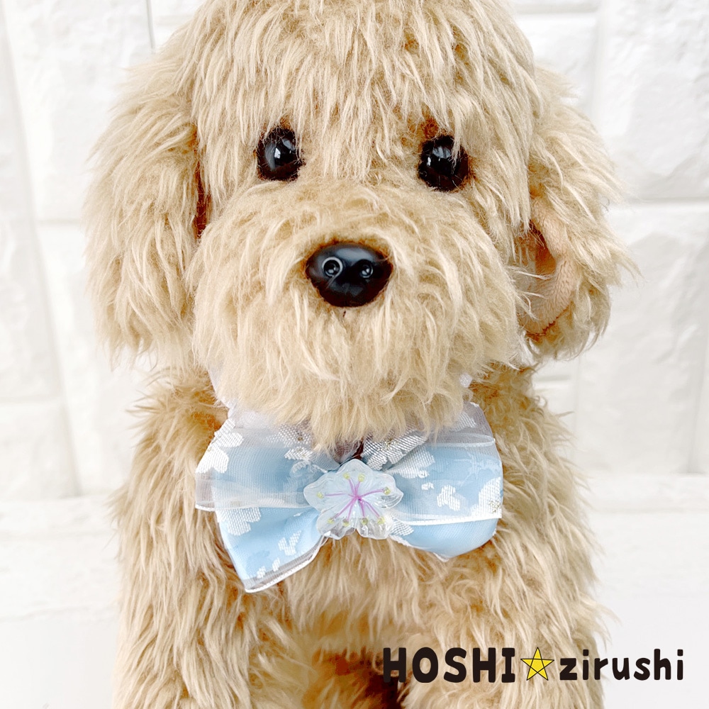 ふんわり桜のお花チョーカー【20個入り】 Pet choker Dog collar Pet ribbon Pet accessories