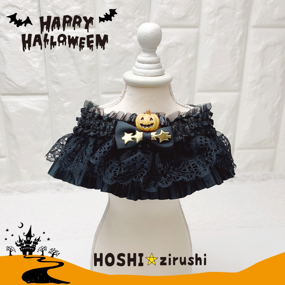 黒魔女ハロウィン韓国風チョーカー【20個入り】 Pet choker Dog collar