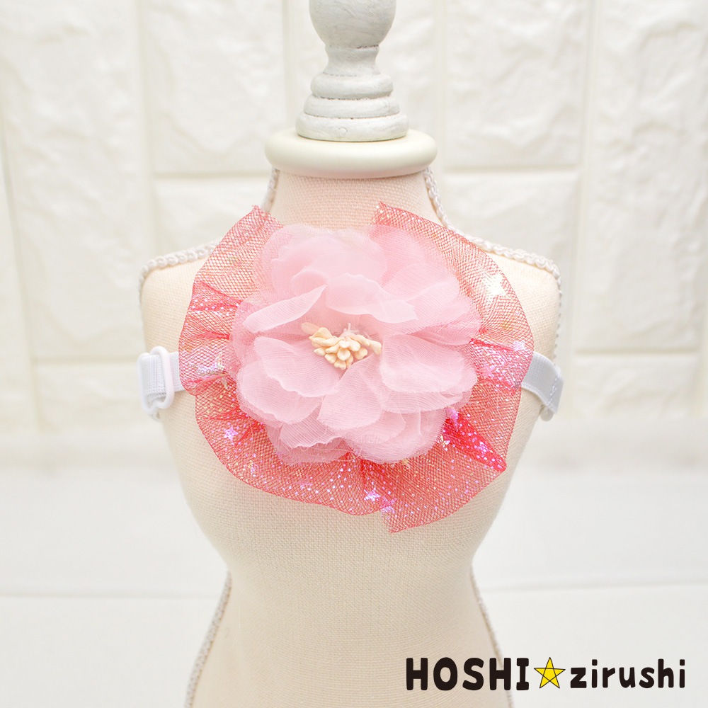 ふわふわフラワーチョーカー【20個入り】 Pet choker Dog collar Pet