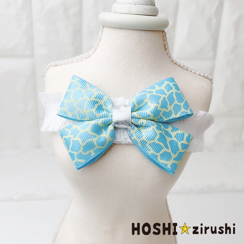 キリンリボンチョーカー【20個入り】 Pet choker Dog collar Pet ribbon Pet accessories