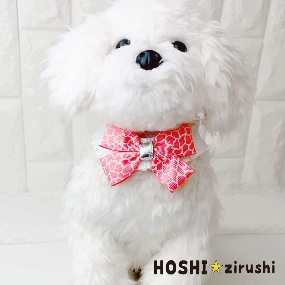 キリンリボンチョーカー【20個入り】 Pet choker Dog collar Pet