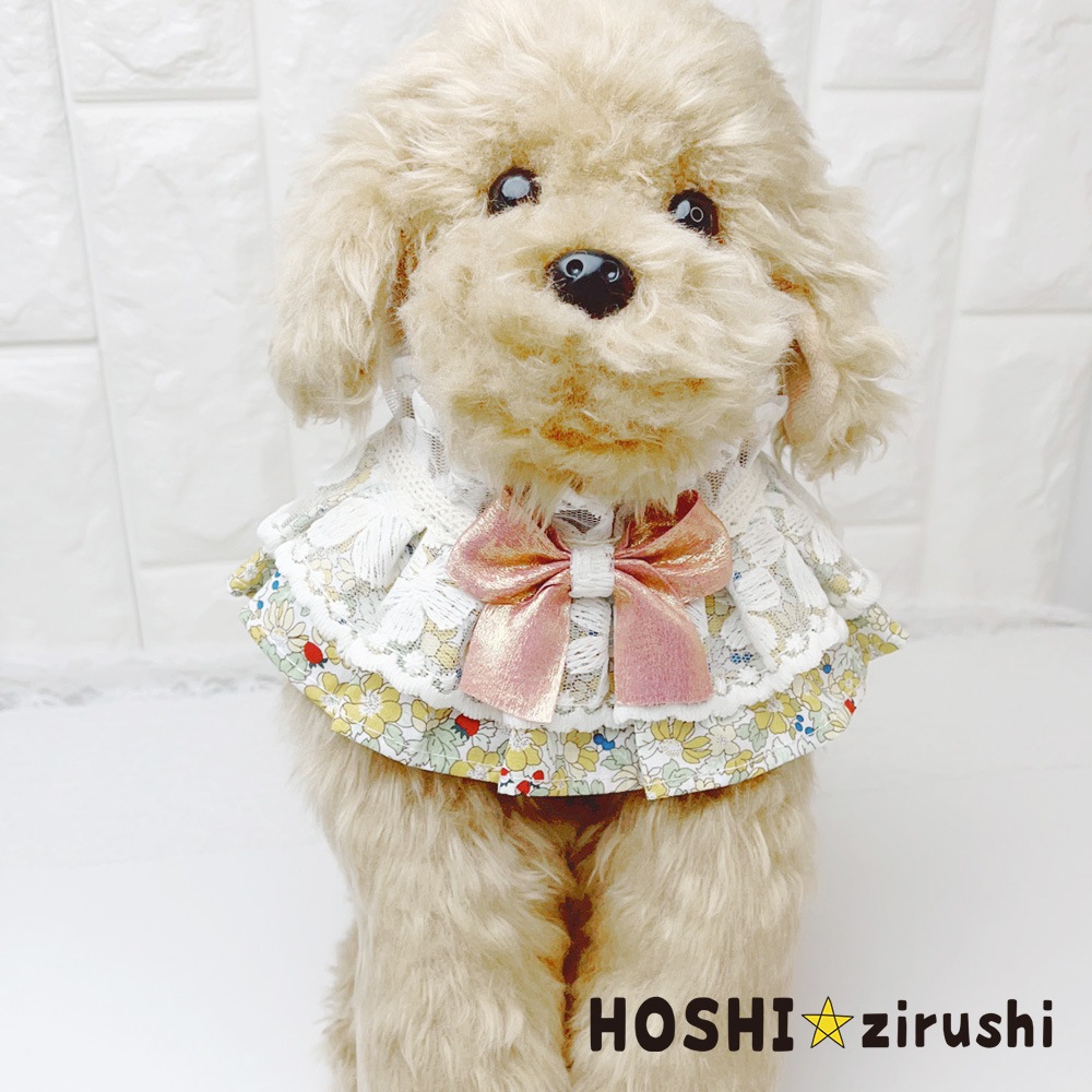 アンティークフラワーエプロン（10枚入） Pet choker Dog collar Pet
