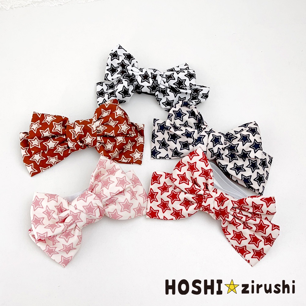 スターリボンチョーカー【20個入り】 Pet choker Dog collar Pet ribbon Pet accessories