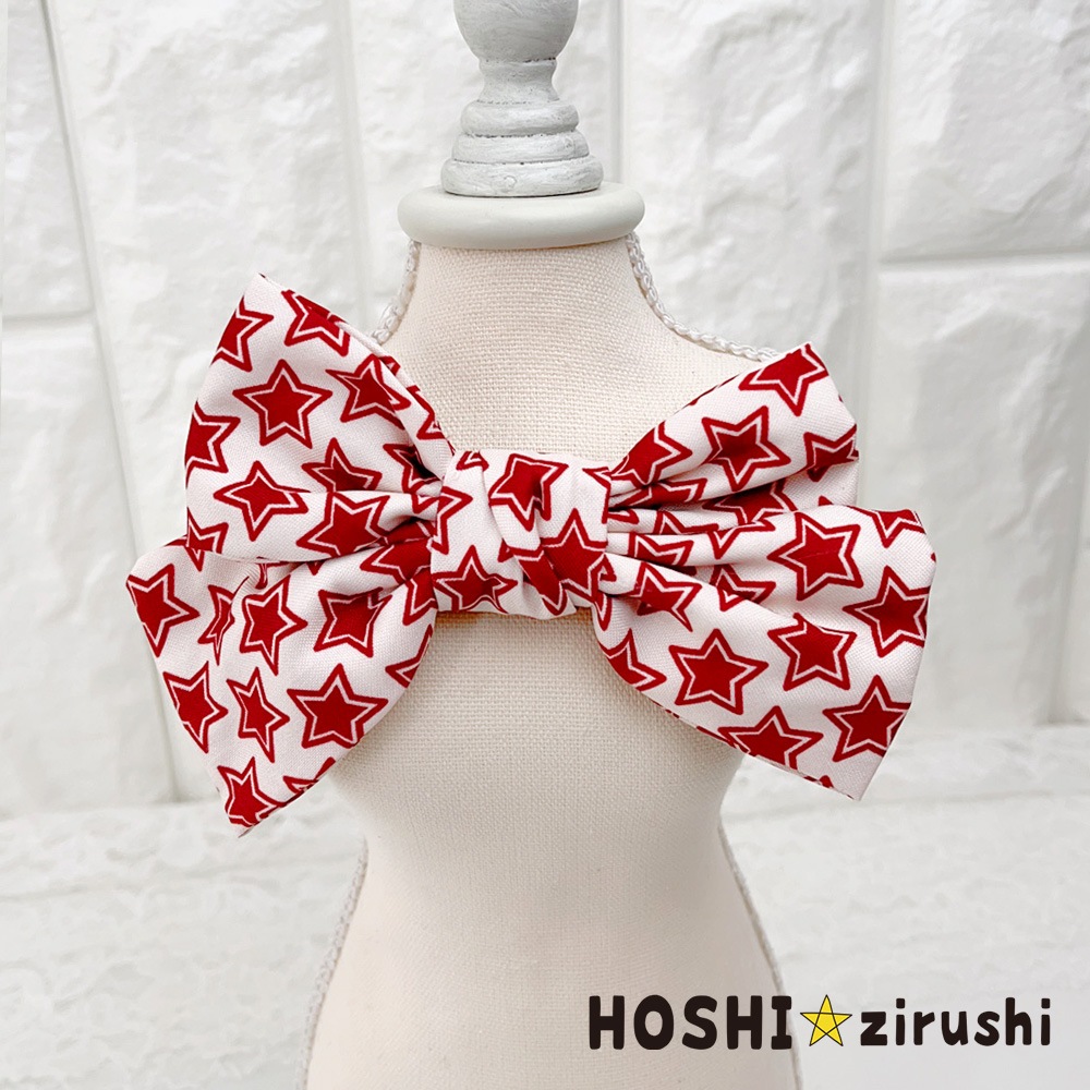 スターリボンチョーカー【20個入り】 Pet choker Dog collar Pet ribbon Pet accessories