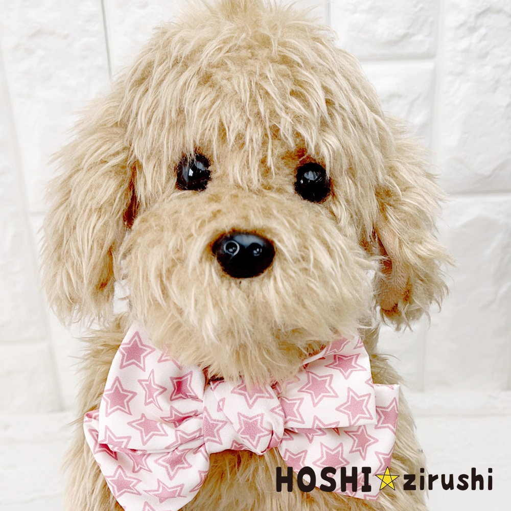スターリボンチョーカー【20個入り】 Pet choker Dog collar Pet ribbon Pet accessories
