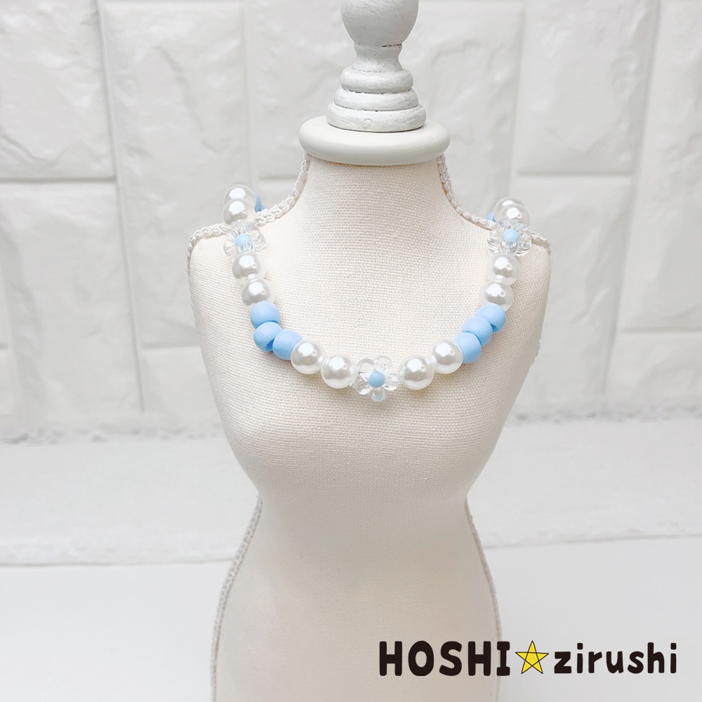 お花とパールのネックレス【20個入り】