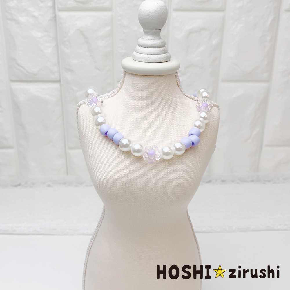 お花とパールのネックレス【20個入り】