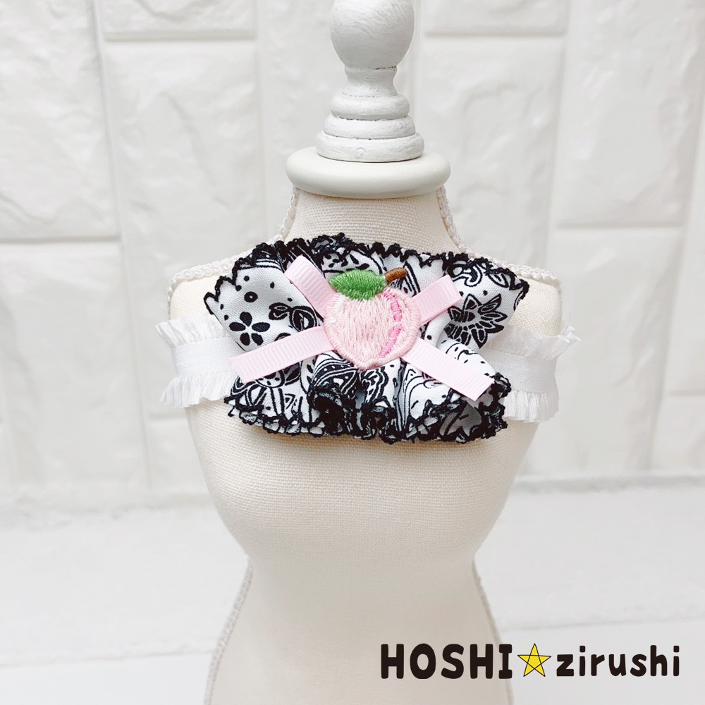 クシュっとペイズリーリボンチョーカー【20個入り】 Pet choker Dog collar Pet ribbon Pet accessories