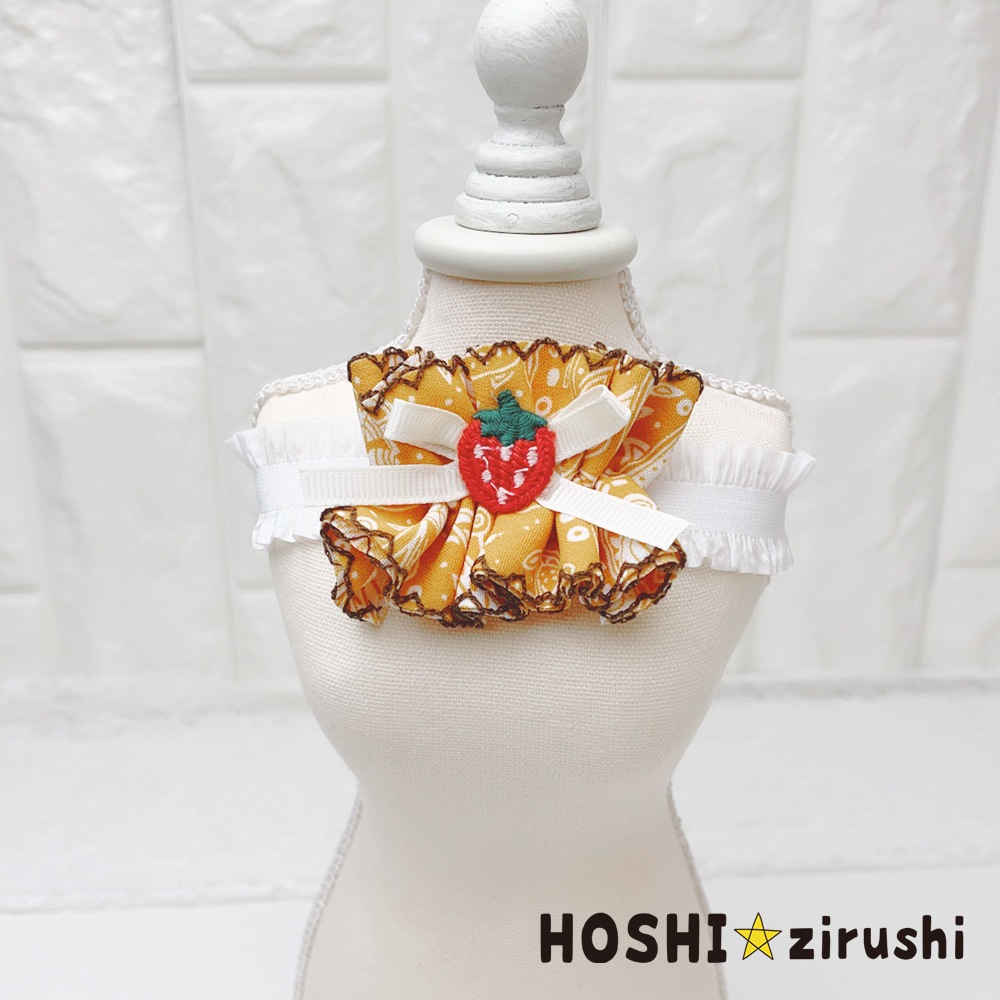 クシュっとペイズリーリボンチョーカー【20個入り】 Pet choker Dog collar Pet ribbon Pet accessories