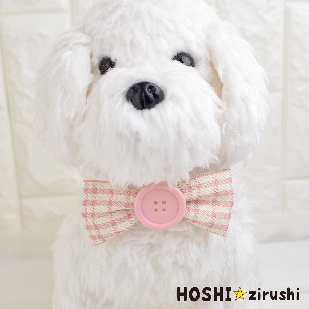 大きなボタンチョーカー【20個入り】 Pet choker Dog collar Pet ribbon Pet accessories