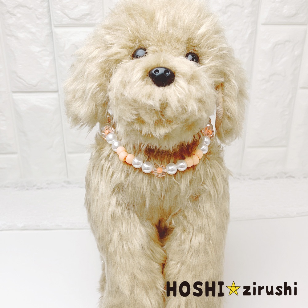 お花とパールのネックレス（小さいサイズ）【20個入り】