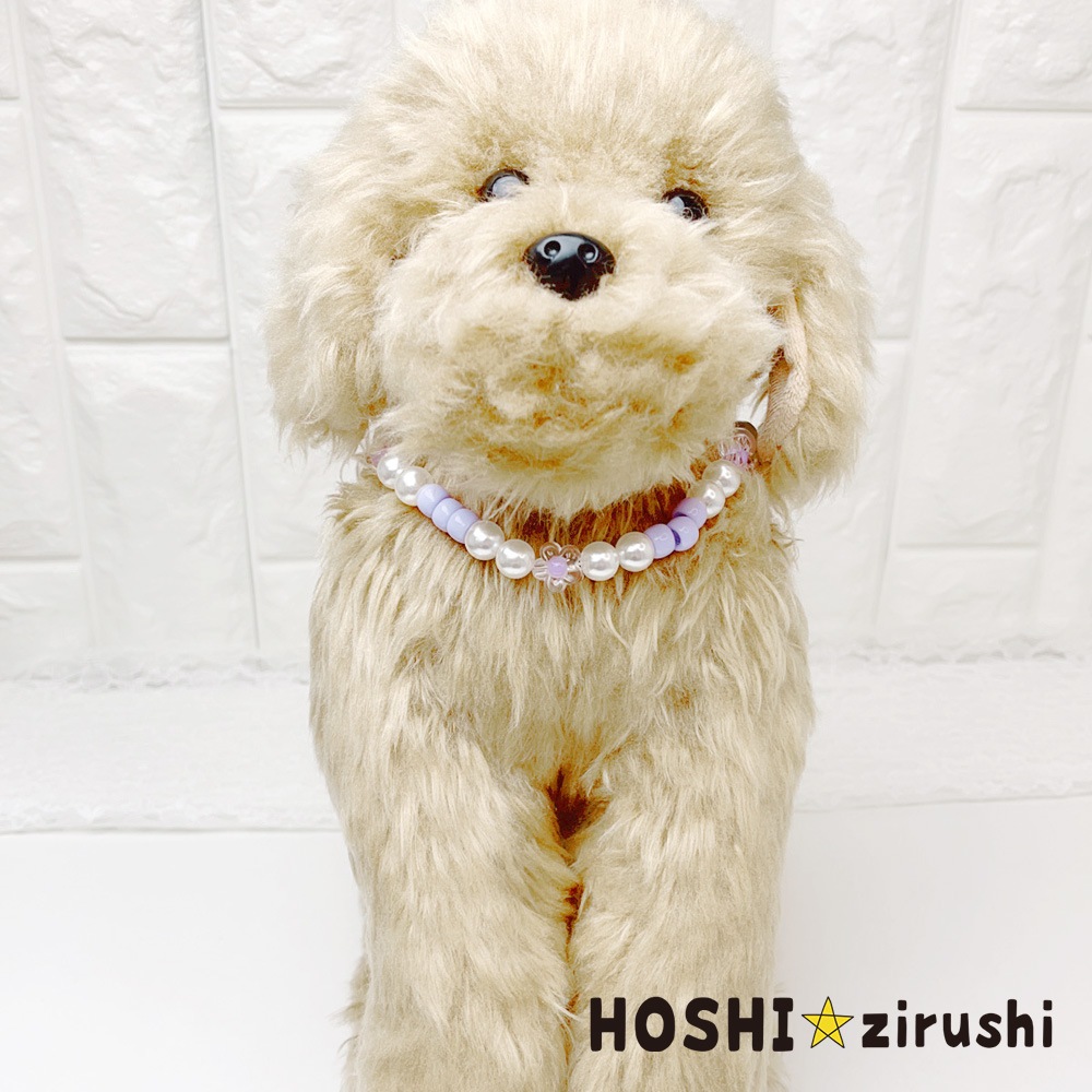 お花とパールのネックレス（小さいサイズ）【20個入り】