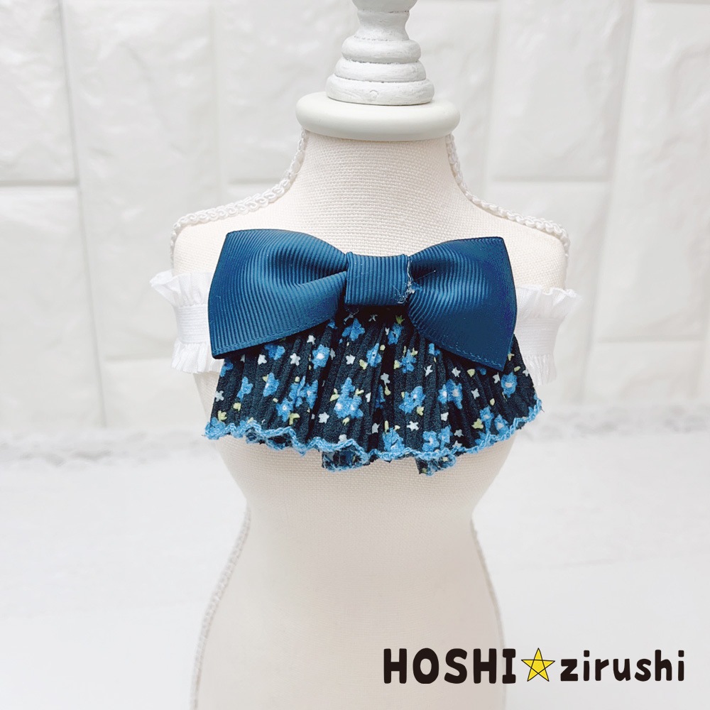 小花柄フリフリラブリーチョーカー【20個入り】 Pet choker Dog collar Pet ribbon Pet accessories