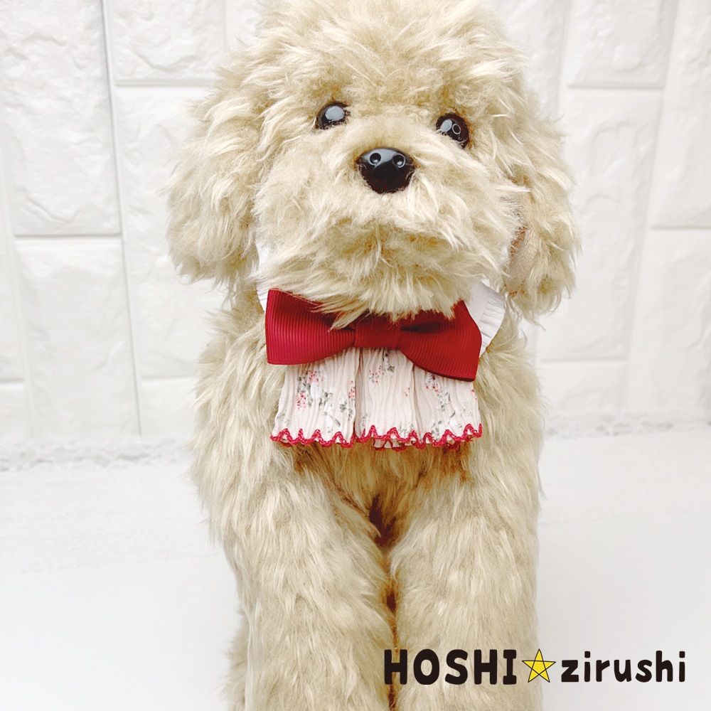 小花柄フリフリラブリーチョーカー【20個入り】 Pet choker Dog collar Pet ribbon Pet accessories
