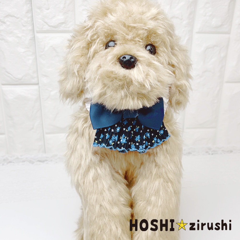 小花柄フリフリラブリーチョーカー【20個入り】 Pet choker Dog collar Pet ribbon Pet accessories