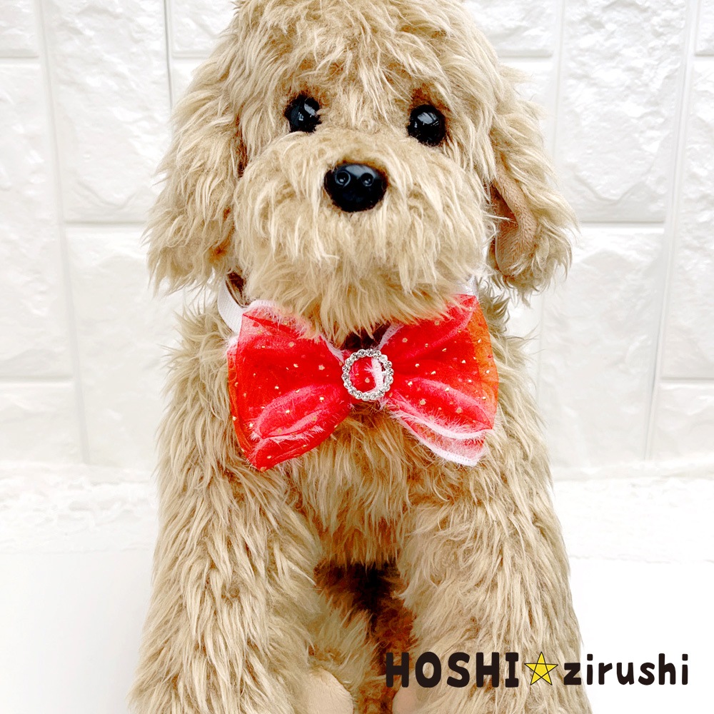 ふんわりスパークルチョーカー【20個入り】 Pet choker Dog collar Pet