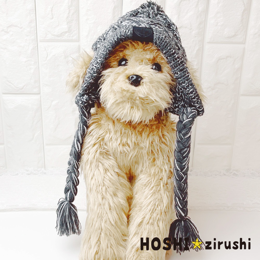 イヤーニットキャップ（2枚組）Pet choker Dog collar Pet ribbon Pet accessories