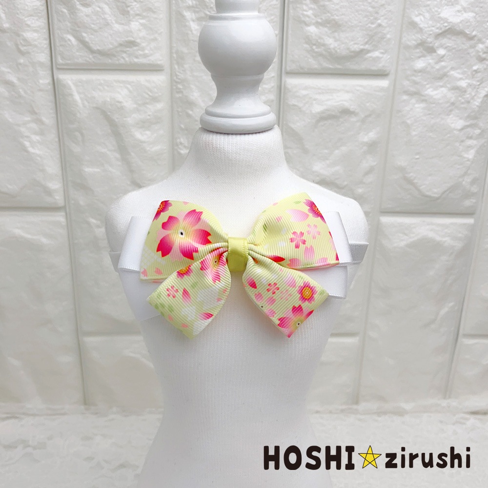 桜のそよ風チョーカー【20個入り】 Pet choker Dog collar Pet ribbon