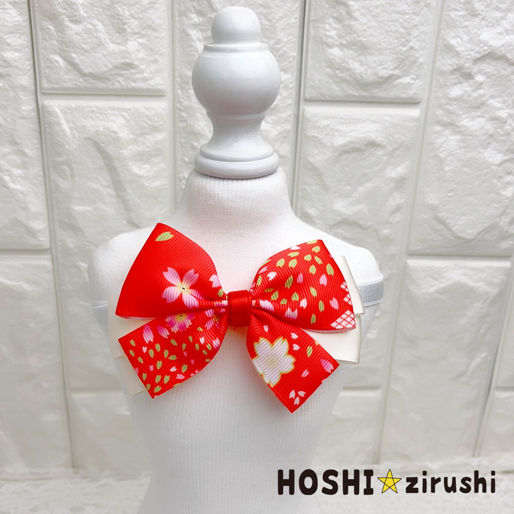 桜のそよ風チョーカー【20個入り】 Pet choker Dog collar Pet ribbon Pet accessories