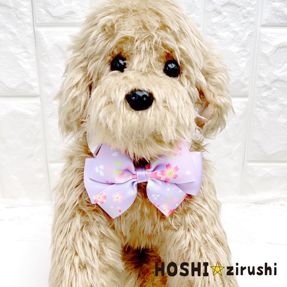 桜のそよ風チョーカー【20個入り】 Pet choker Dog collar Pet ribbon Pet accessories