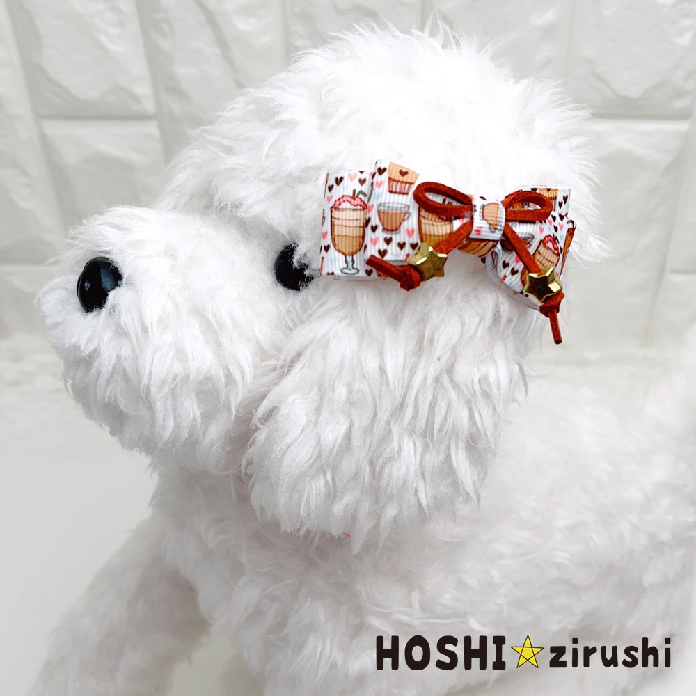 革ひも付きカジュアルリボン【20個入り】Pet choker Dog collar Pet ribbon Pet accessories