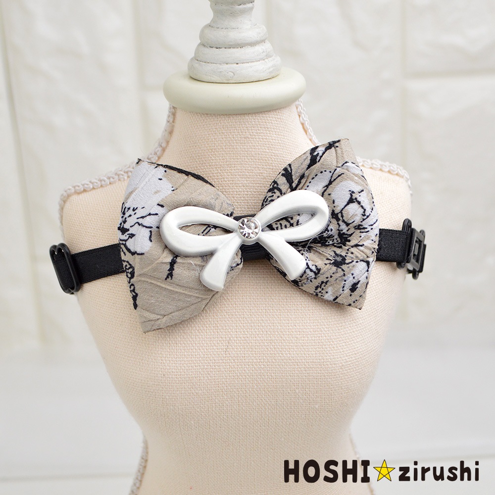 クールデザインのリボンビジューチョーカー【20個入り】 Pet choker Dog collar Pet ribbon Pet accessories